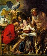 Jacob Jordaens The Satyr and the Peasant china oil painting artist